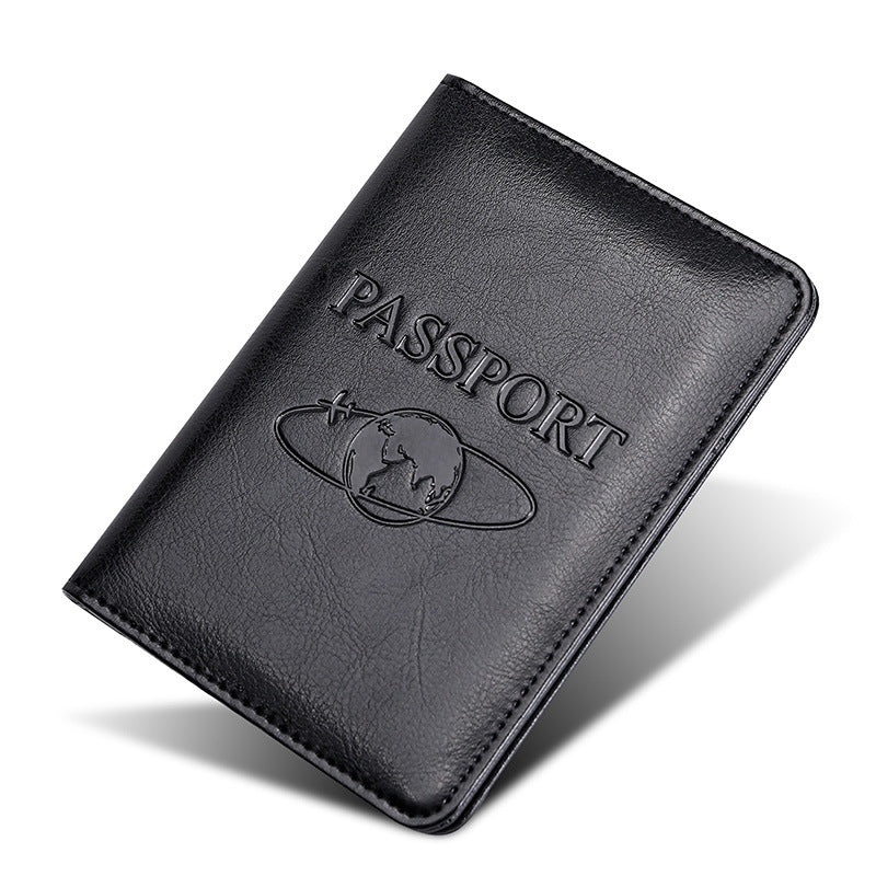 Passport First Layer Leather Large Capacity Id Package