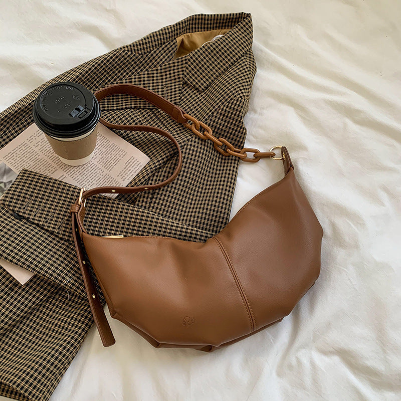 Women's Advanced Texture Soft Leather Fashionable Design Crossbody Bags