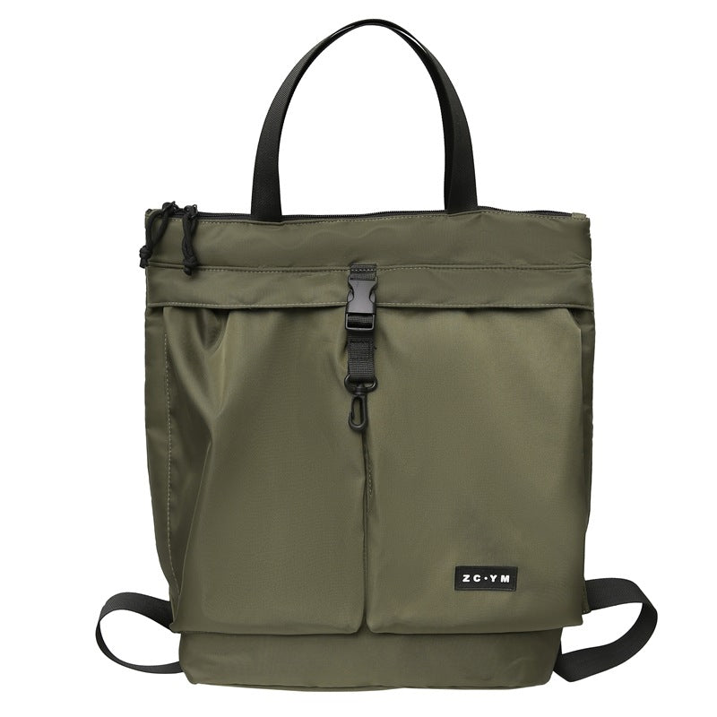 Women's & Men's & Commuter Solid Color Large Capacity Men's Shoulder Bags