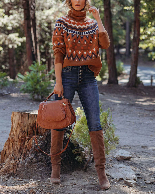 Women's Glamorous Versatile Casual Loose Mid-length Sweaters