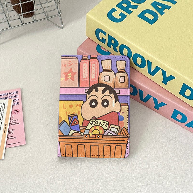 Leather Passport For Going Abroad Cover Card Holder