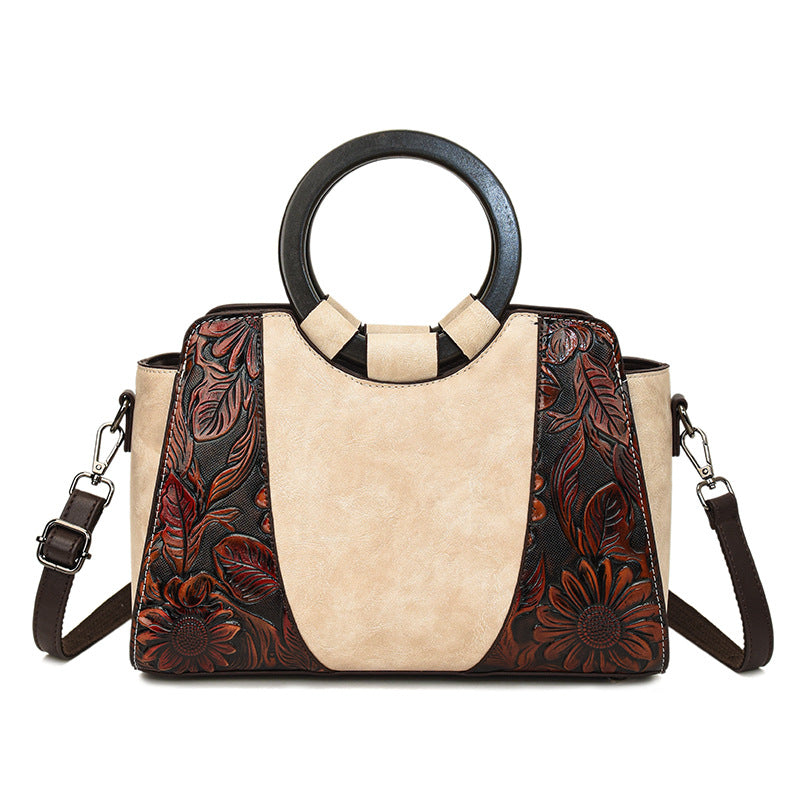 Classy Stylish Attractive Women's Texture Printed Handbags