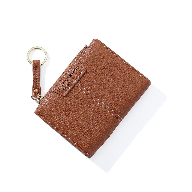 Women's Short Simple Clutch Folding Fashion Solid Ladies Wallets