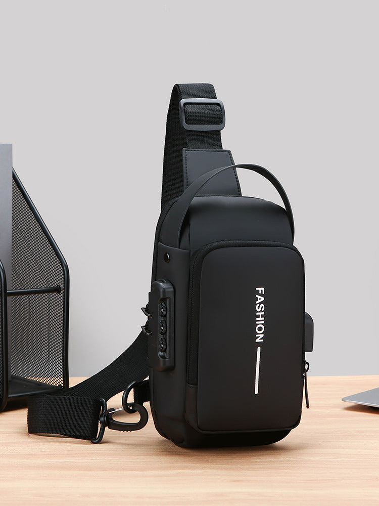 Men's Trendy Graceful Motorcycle Storage Waterproof Men's Chest Bags