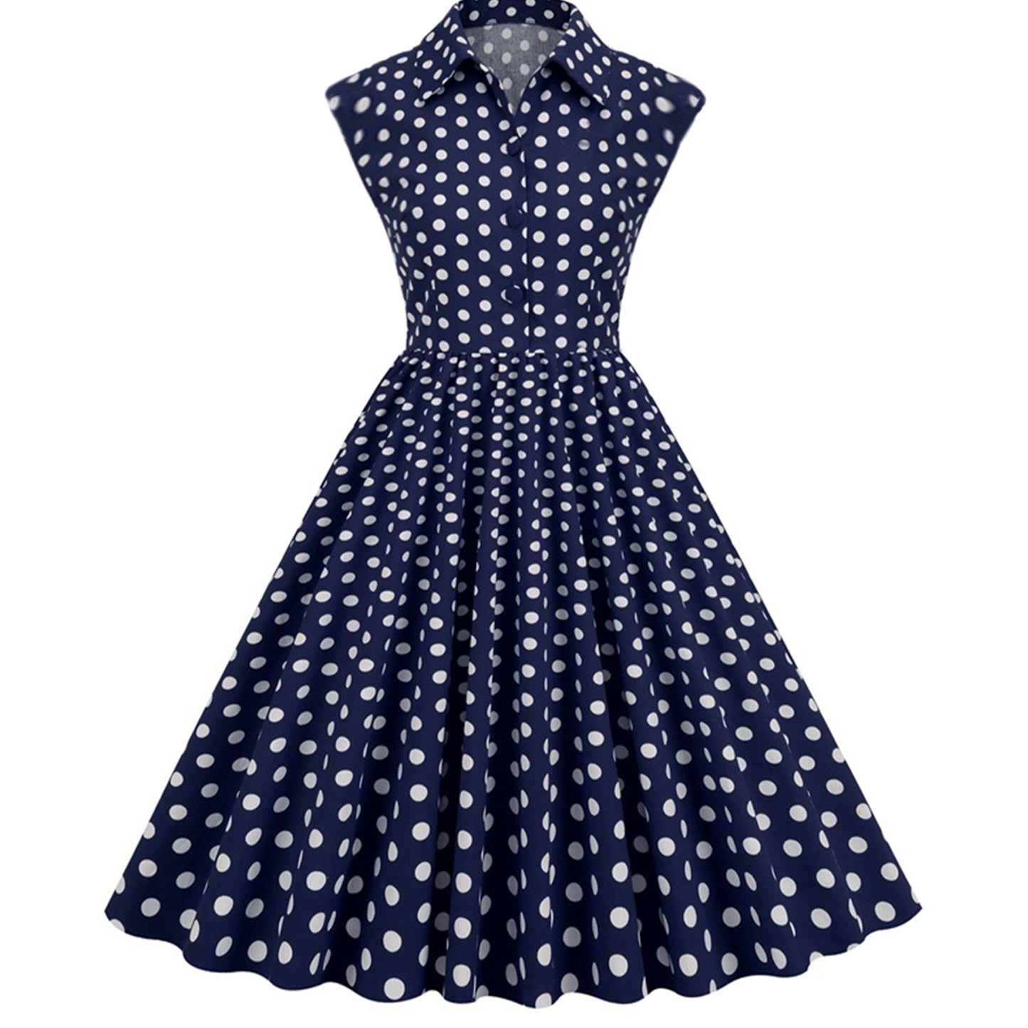 Polka Dot Complex Ancient Style Vintage Dresses