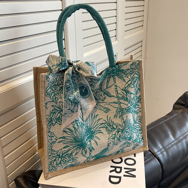 High-grade Large Capacity Canvas Fashion Commuter Tote Bags