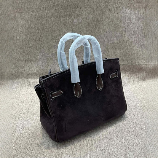 Women's Suede Leather Kelly High Sense Handbags
