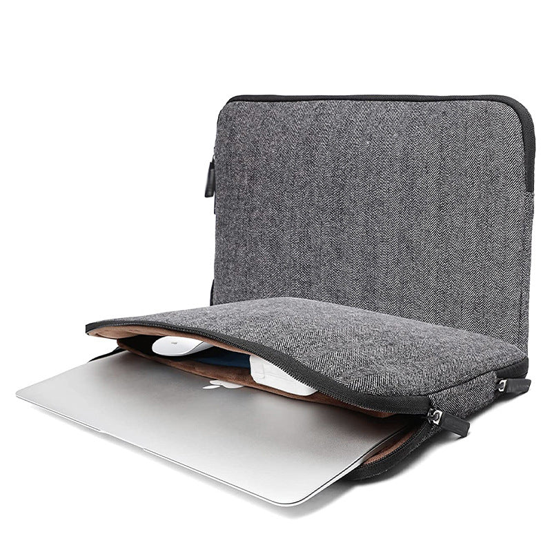 Retro Woolen Computer Liner Inch Storage Bags