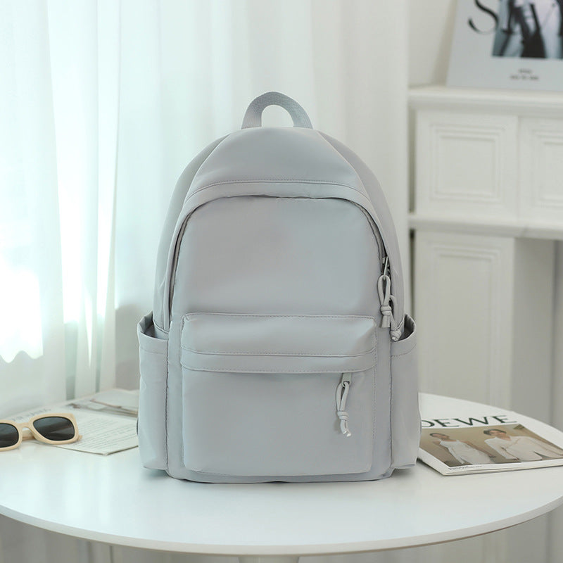Female Simple High College Commuting Campus Backpacks
