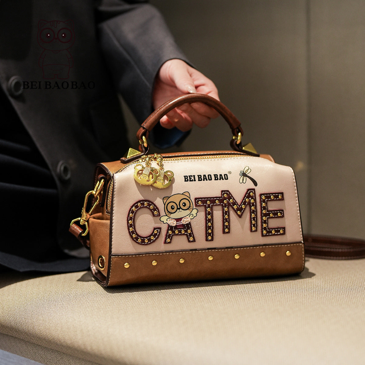 Casual Women's Cartoon Letter Fashion Light Crossbody Bags