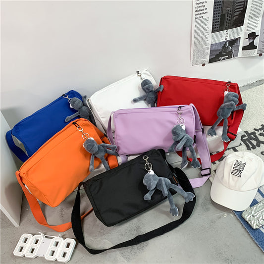 Korean Style Couple Simple Large Capacity Shoulder Bags