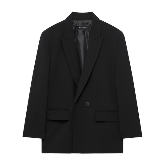 Women's Commute Style Lapel Double Breasted Temperament Blazers