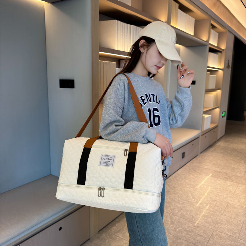 Color Large Capacity Portable Hanging Short Travel Bags