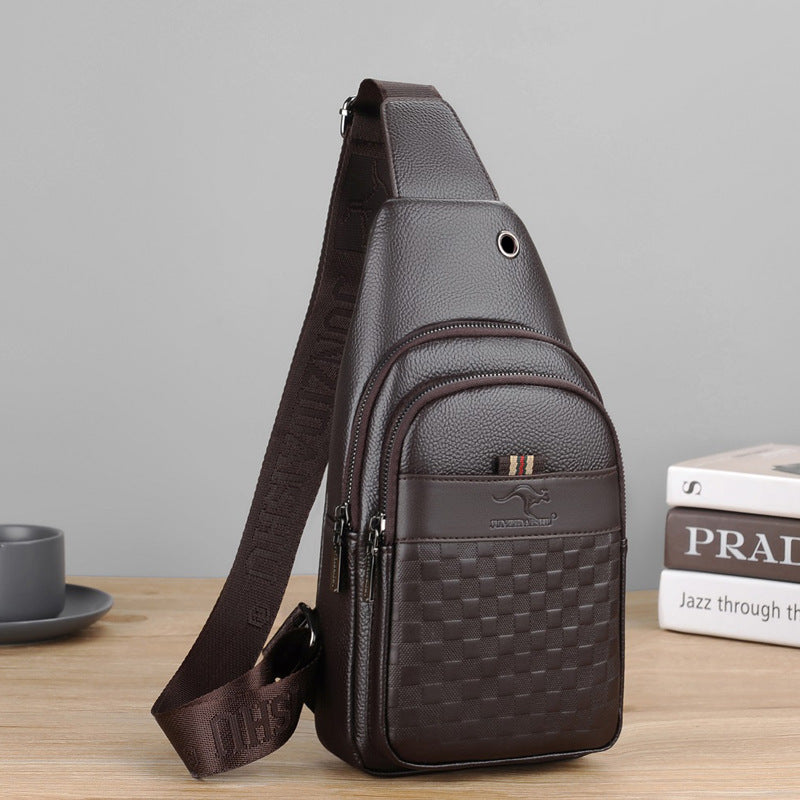 Men's Cross Body Fashion Korean One Men's Chest Bags