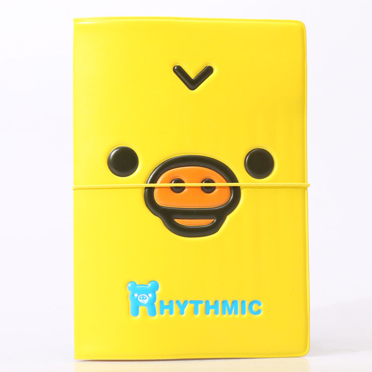 Pine Bear Cartoon Chicken Head Type Three-dimensional Id Package