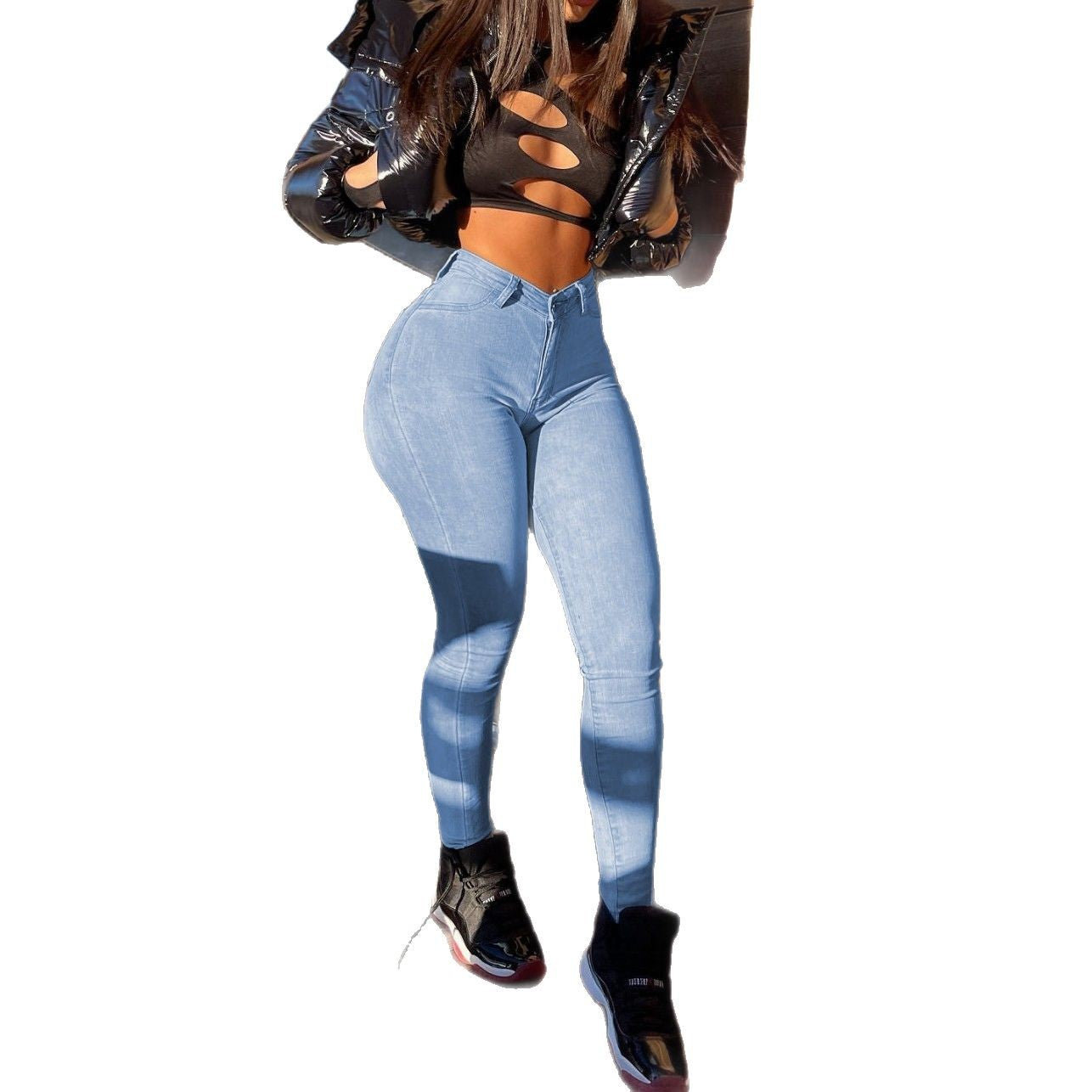 Women's Oversized Tight Stretch Sexy Hip Women's Jeans