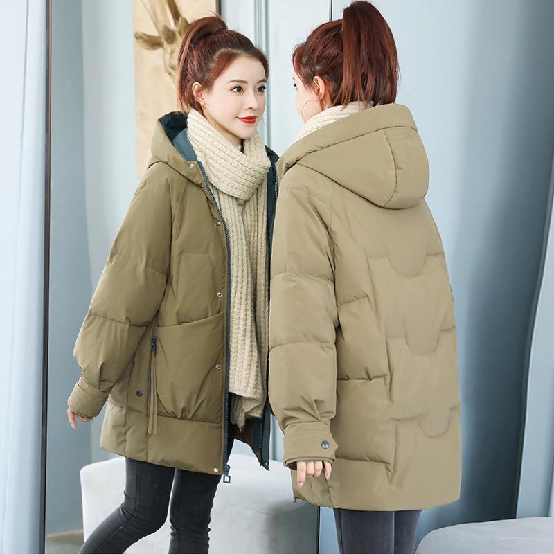 Women's Down Bread Mid-length Winter Korean Style Loose Coats