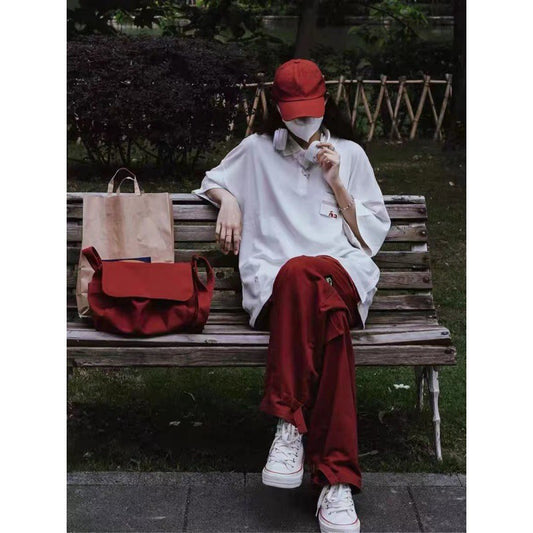 Women's Style Simple Solid Color Large Capacity Crossbody Bags