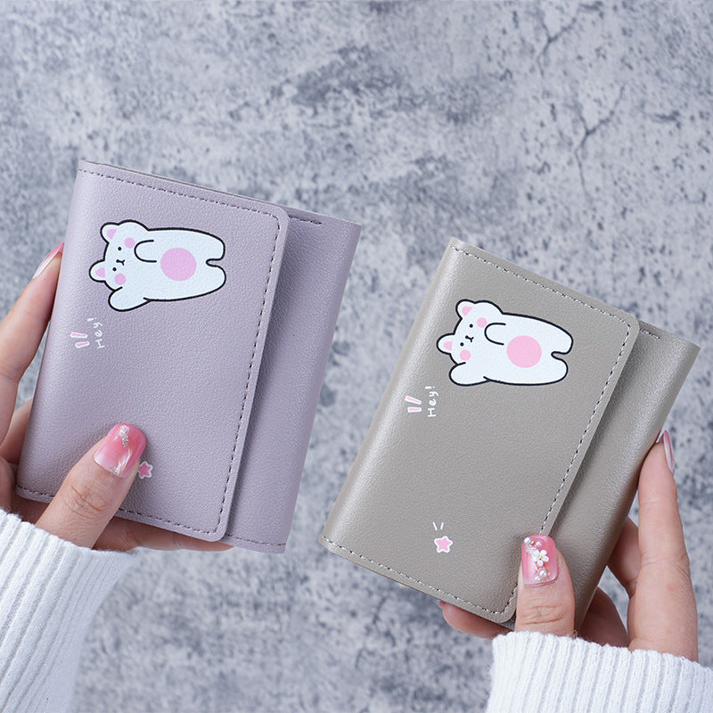 Women's Trendy Korean Short Simple Clutch Purses