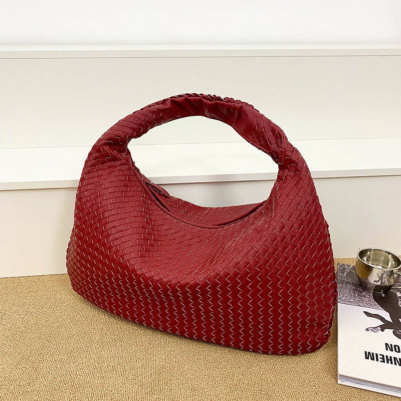 Women's Woven Large Capacity Commuter High-grade Bags