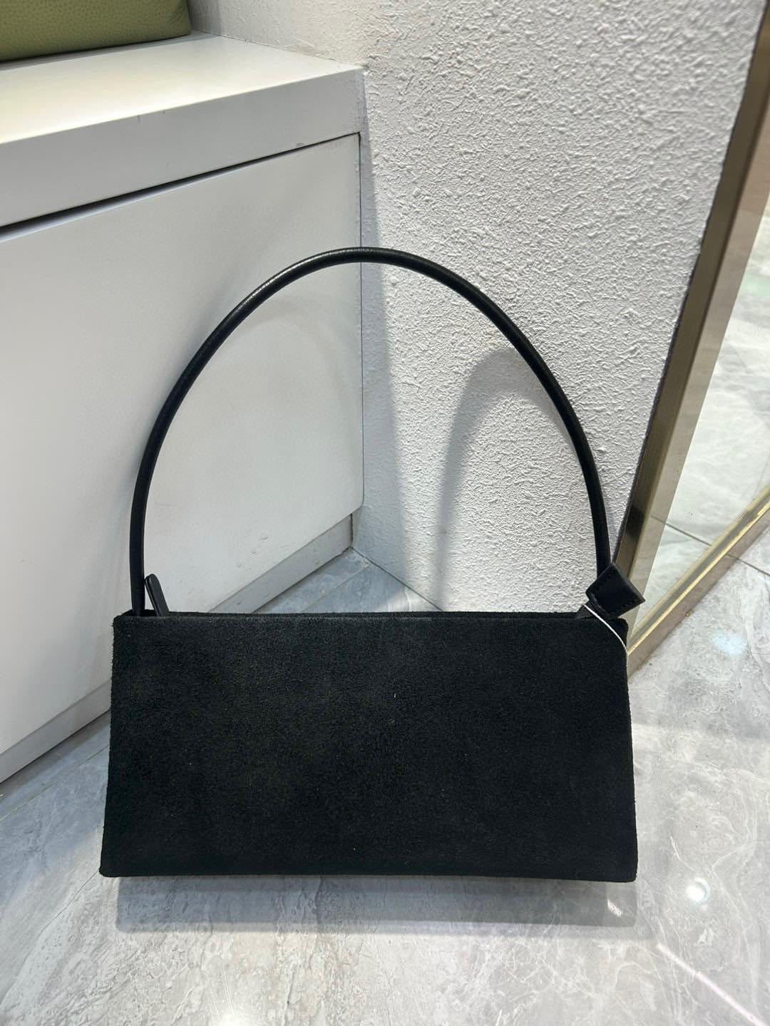 Women's Matte Suede Genuine Leather Underarm High-grade Armpit Bags