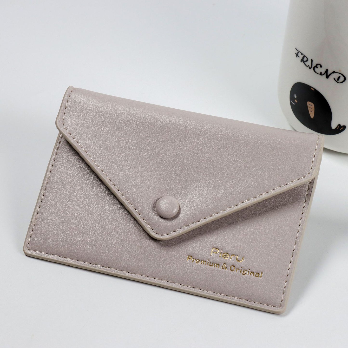 Creative Envelope Fashion Simple Texture Multiple Card Holder