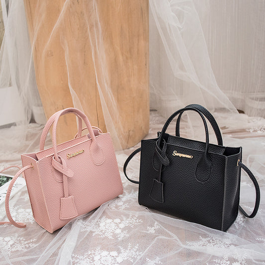 Women's Korean Style Lychee Pattern Personality Cell Crossbody Bags