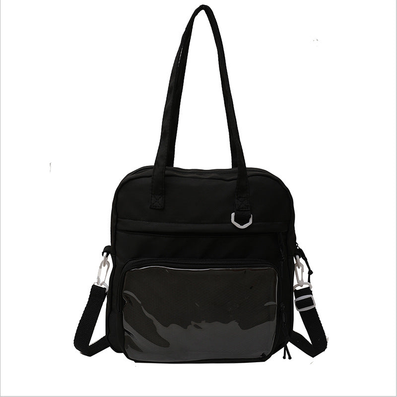 Cartoon Large Capacity Class Canvas Female Shoulder Bags
