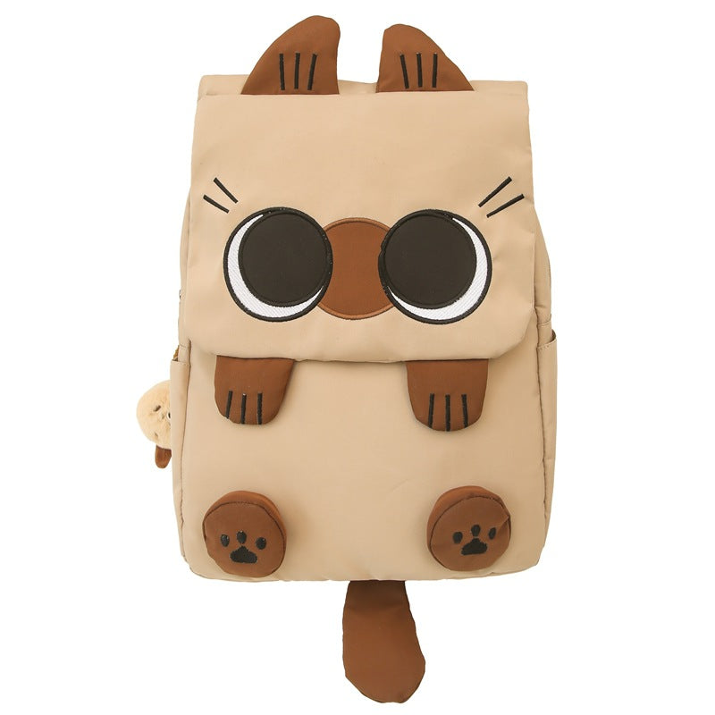 Kitten Personality Versatile Large Capacity Korean Backpacks