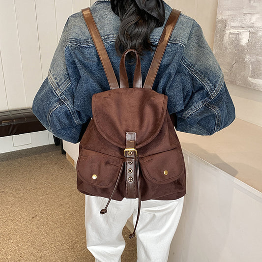 Women's Retro Fashion Large Capacity Trendy Backpacks