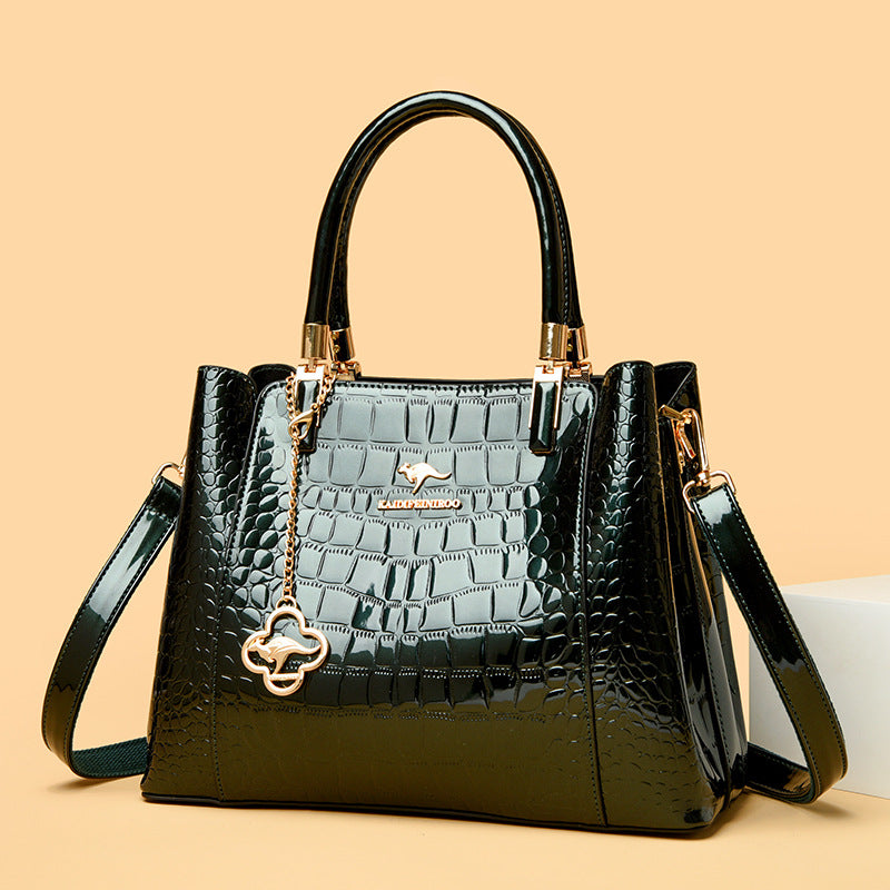 Attractive Cool Women's Patent Leather Glossy Handbags