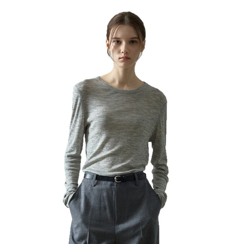 Women's Early Autumn Slim Fit Slimming Long Sleeves Blouses