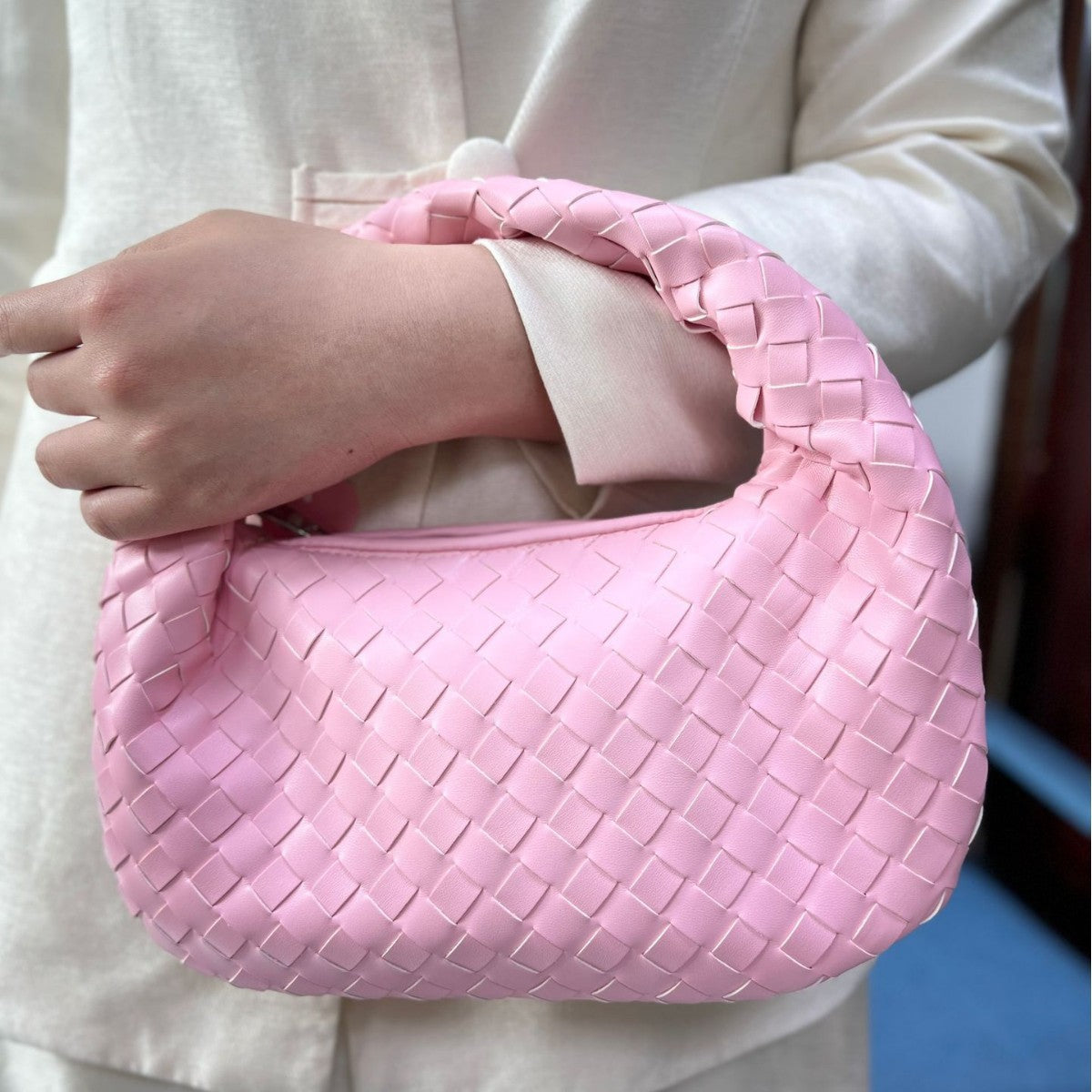Hand-woven Horn Portable Dumpling On The Handbags