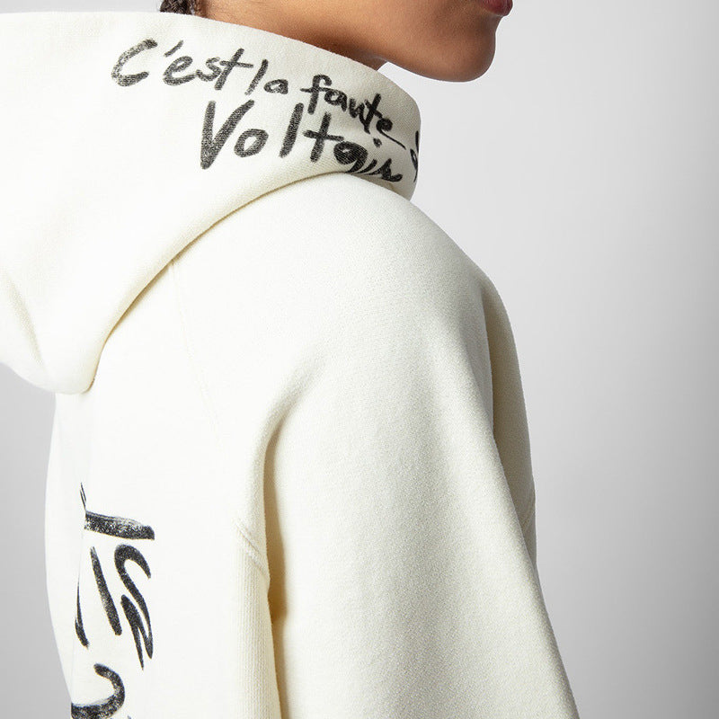 Women's At Loss No Iti Letter Pattern Printing Sweaters