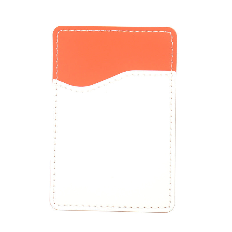 White Blank Mobile Back Sticker Cover Card Holder