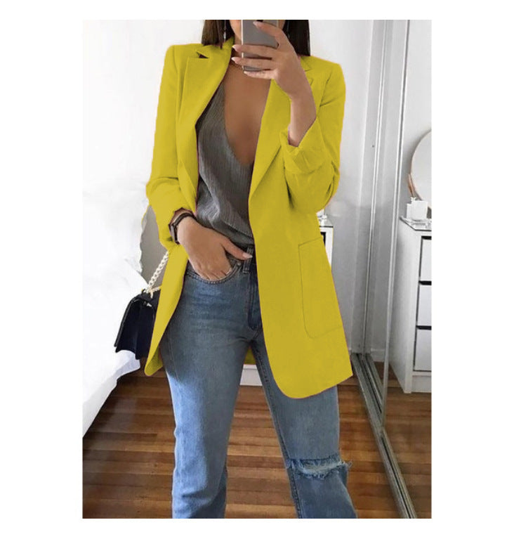 Comfortable Women's Fashion Polo Collar Graceful Cardigans