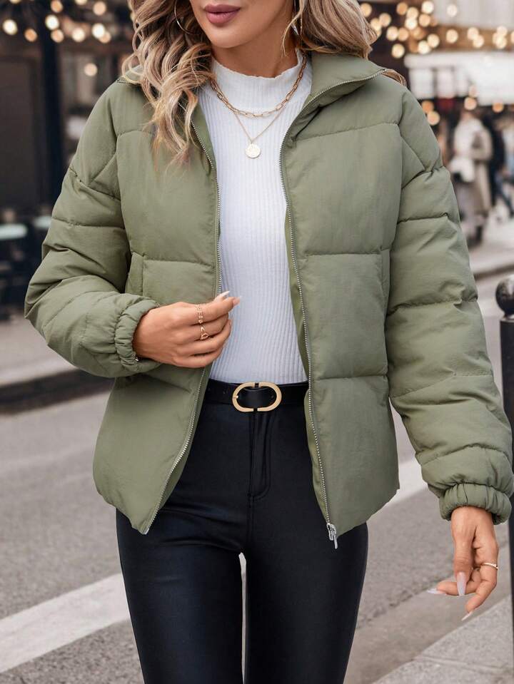 Women's Stylish Corduroy Cotton Thickened Large Coats