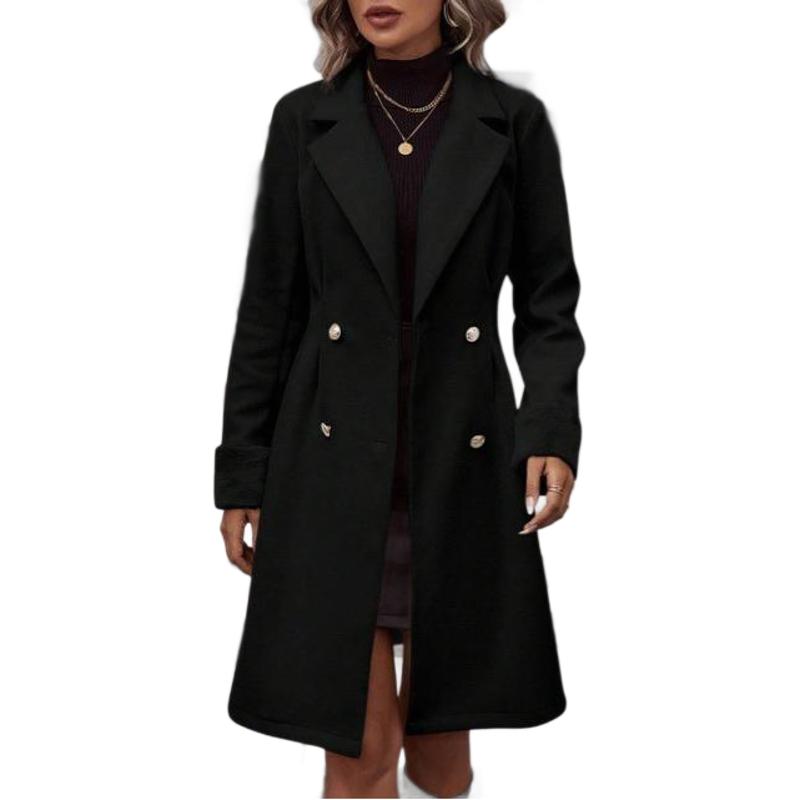 Women's Trench Overcoat Elegant High-grade British Style Jackets