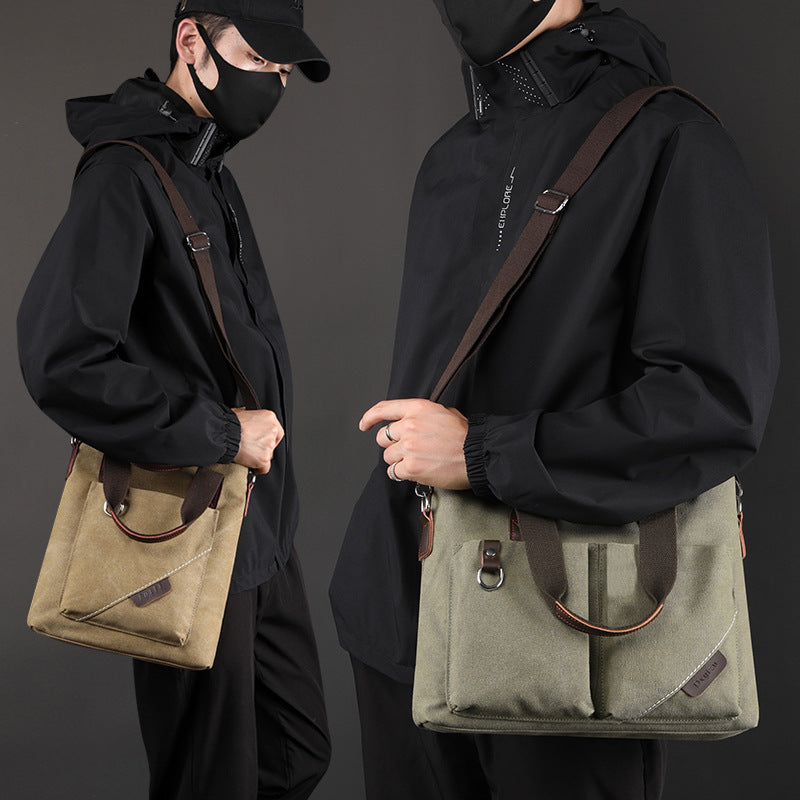 Canvas Trendy Leisure Commute Large Capacity Bags