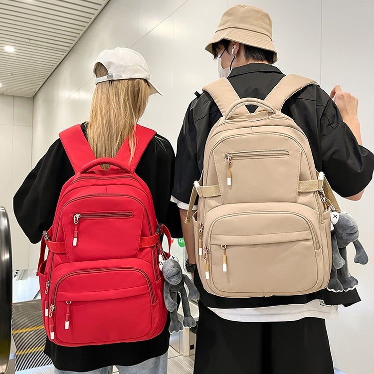 Korean Simple Early High College Leisure Middle School Students' Schoolbags