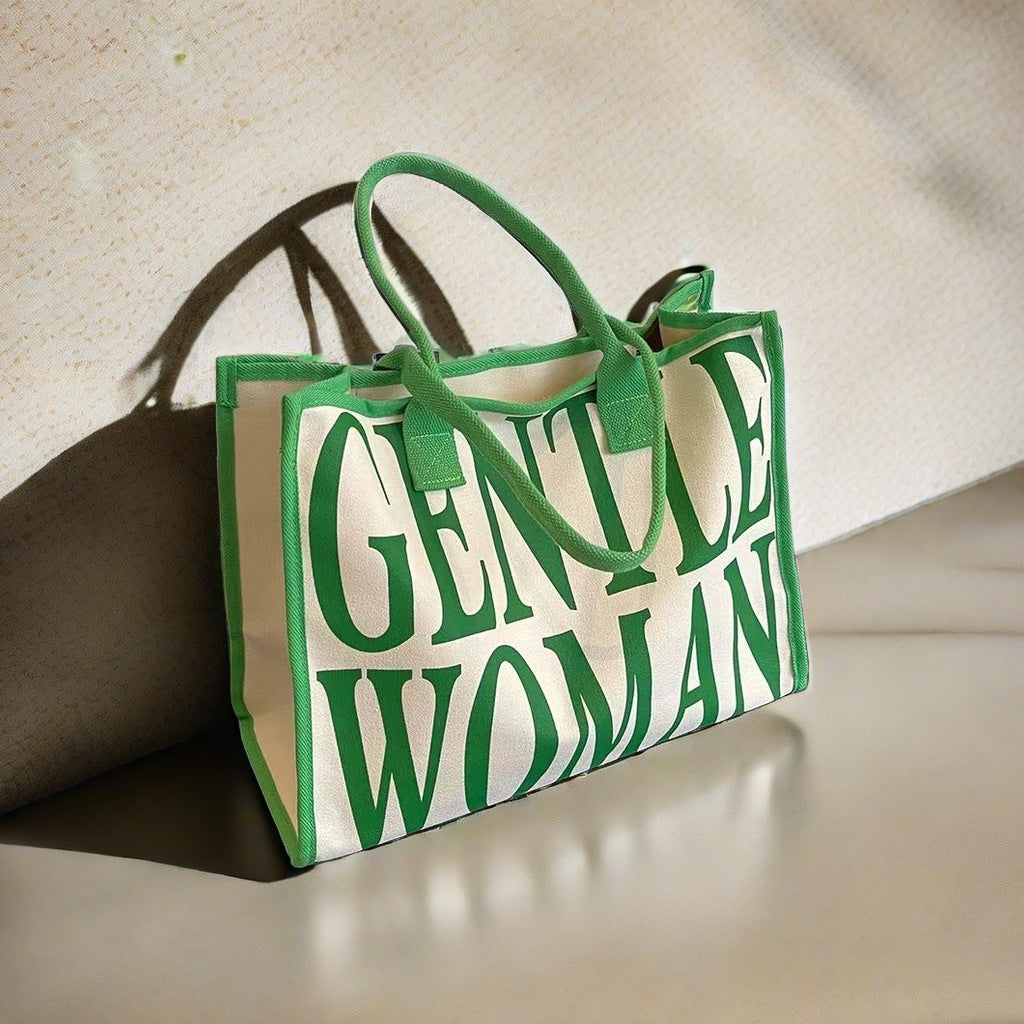 Women's Large Capacity Fashion Canvas Versatile Commuter Bags