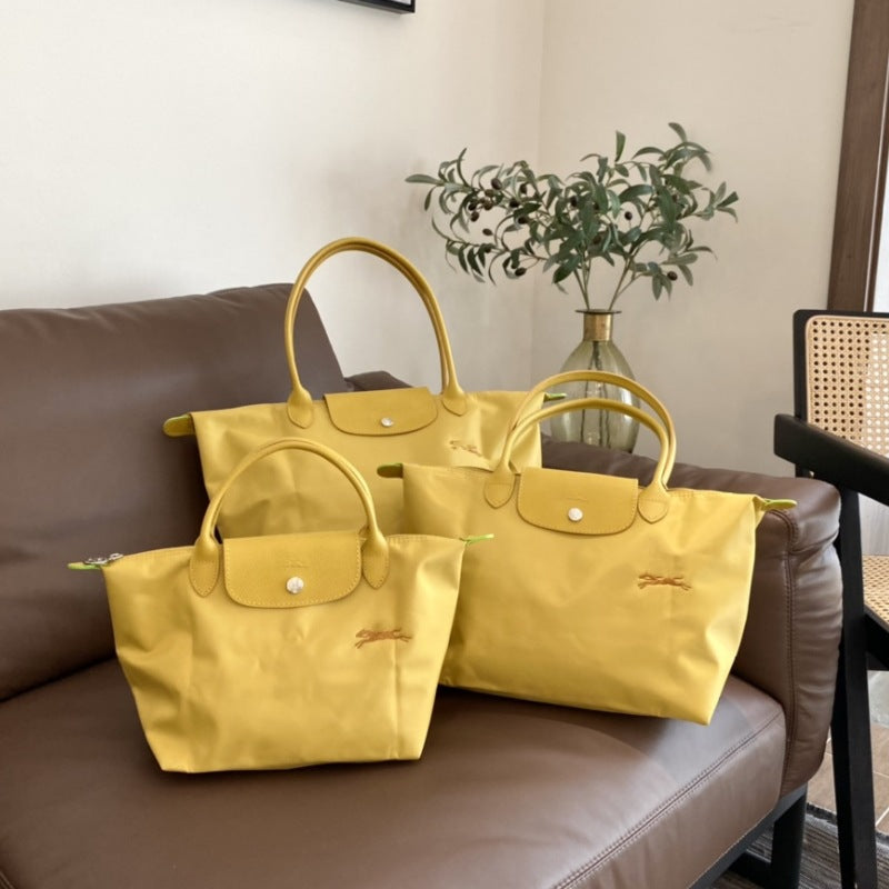 Durable Embroidered Dragon Dumpling Folding Underarm Bags